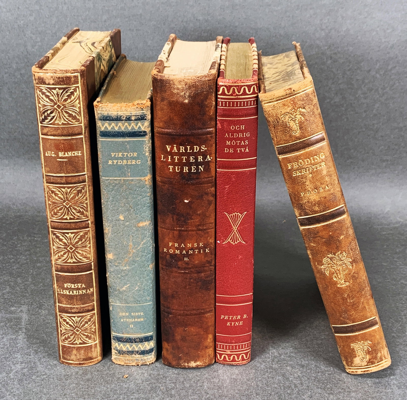 FIVE VINTAGE SCANDINAVIAN BOOKS 1920S-1950S