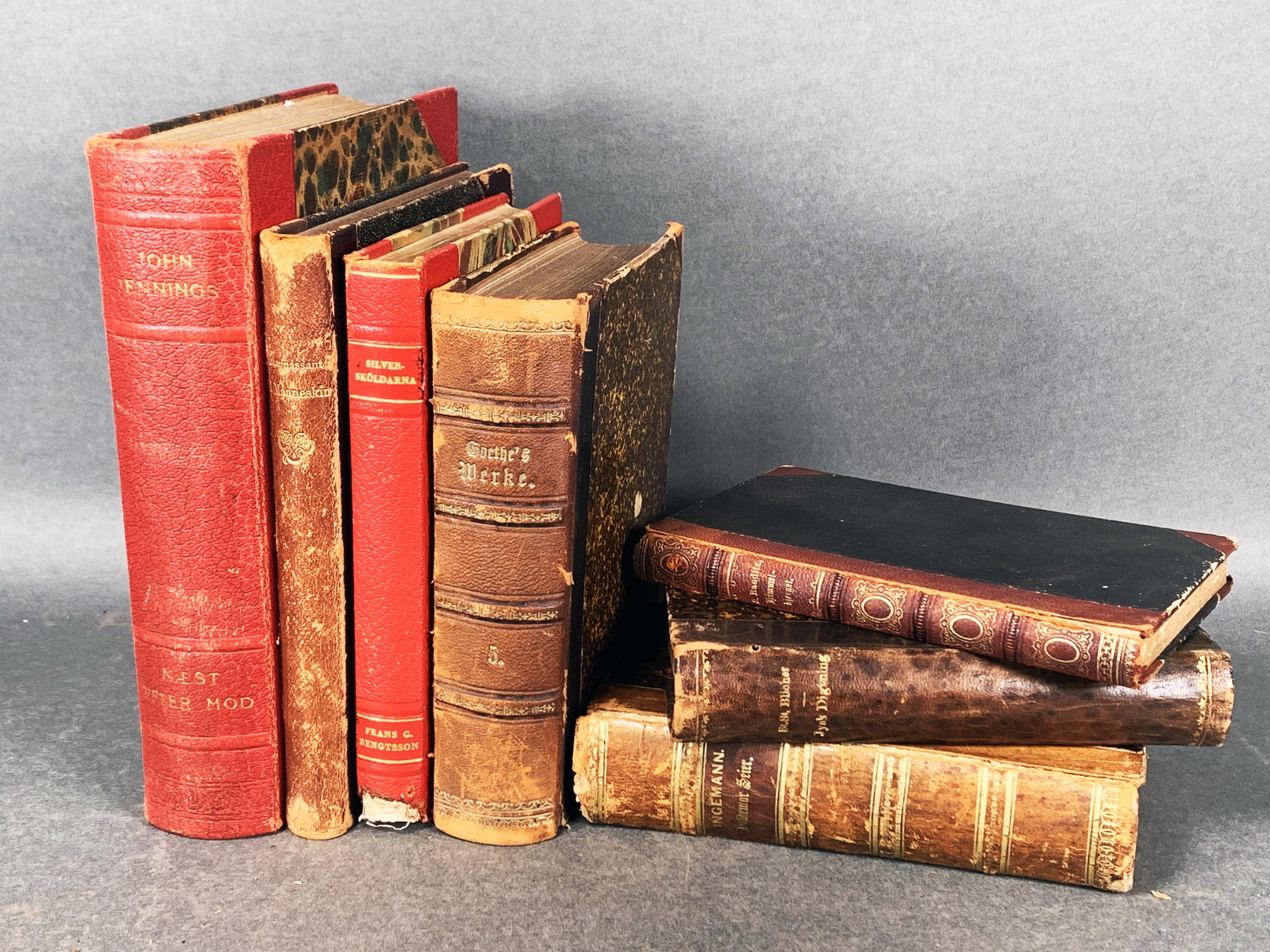SEVEN ANTIQUE/VINTAGE SCANDINAVIAN BOOKS