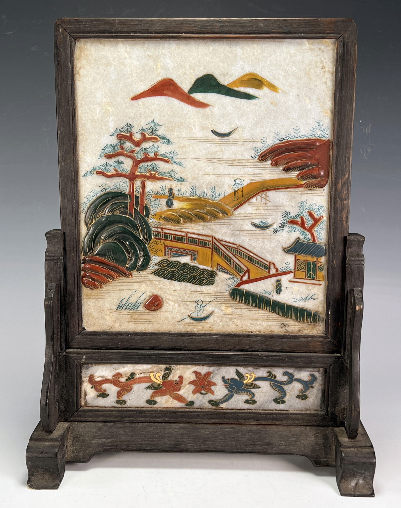 JADE LANDSCAPE TABLE SCREEN (1 of 5)