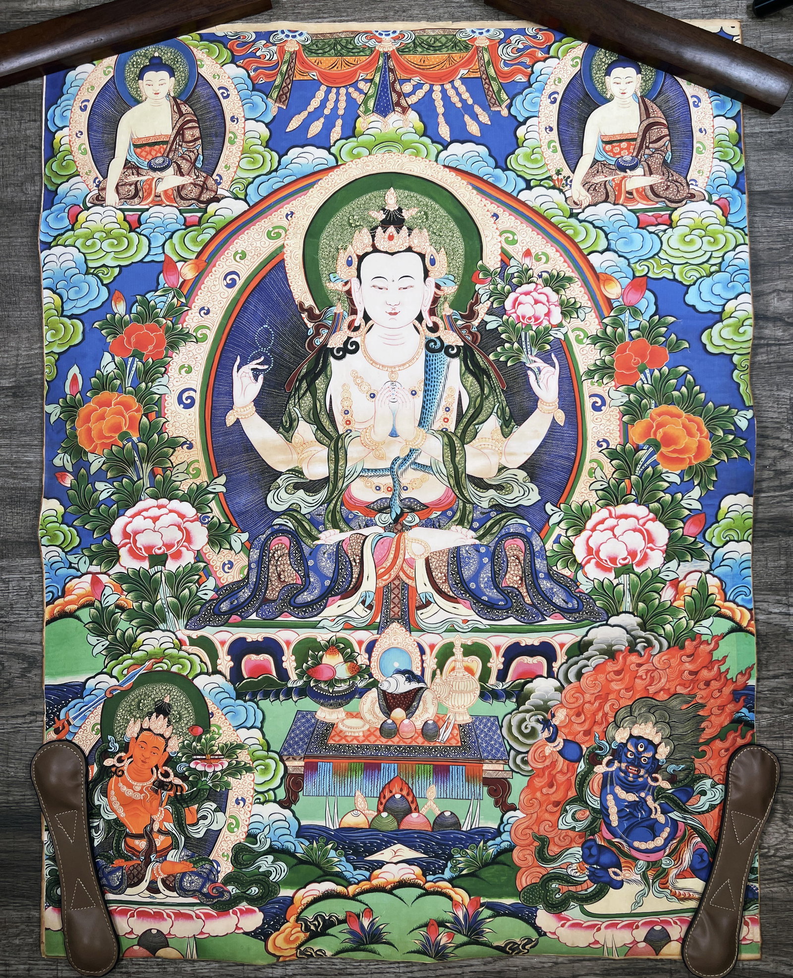 BUDDHA THANGKA ON PAPER