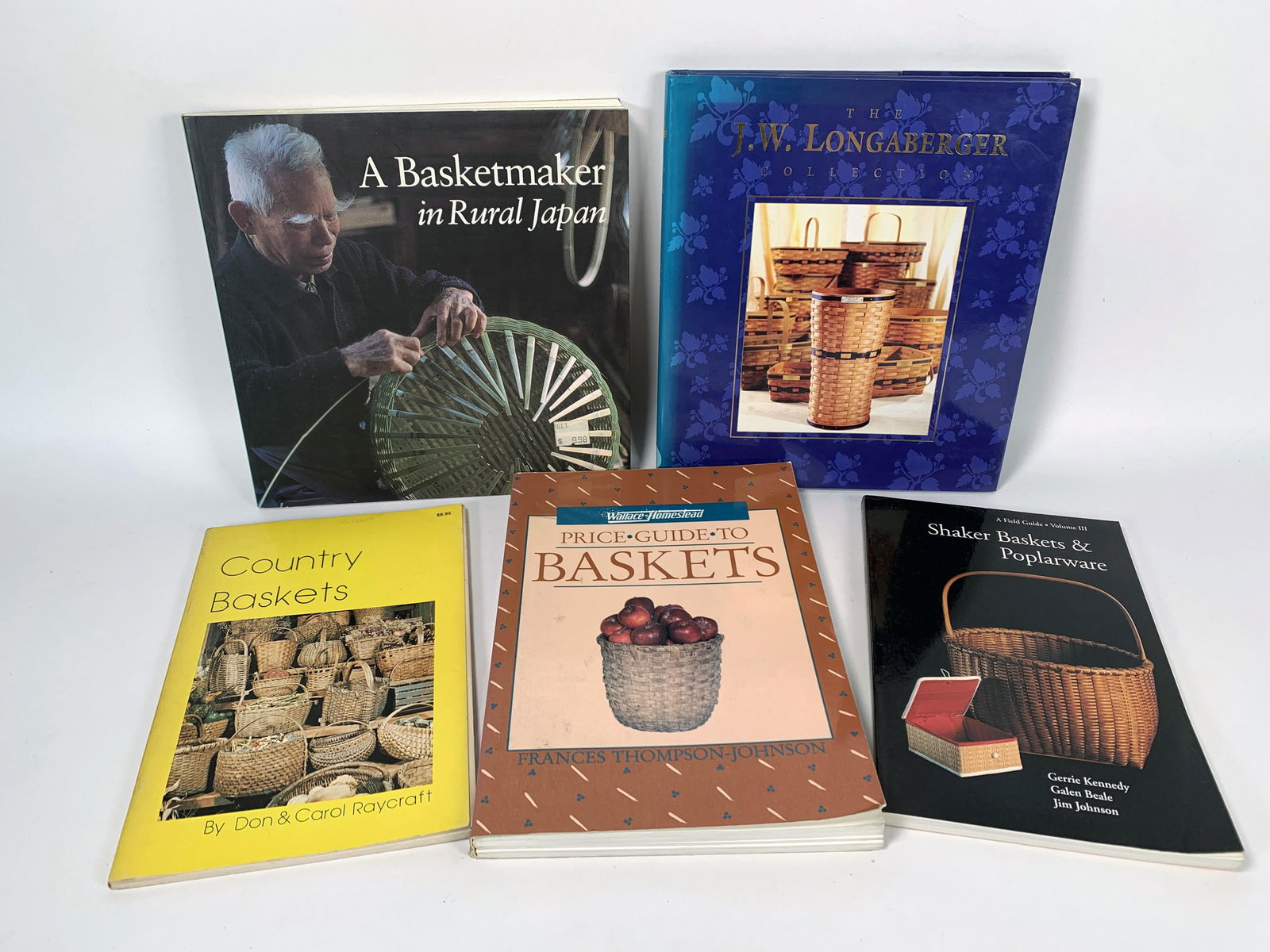 5 BOOKS ON BASKETS BASKET WEAVING (1 of 2)