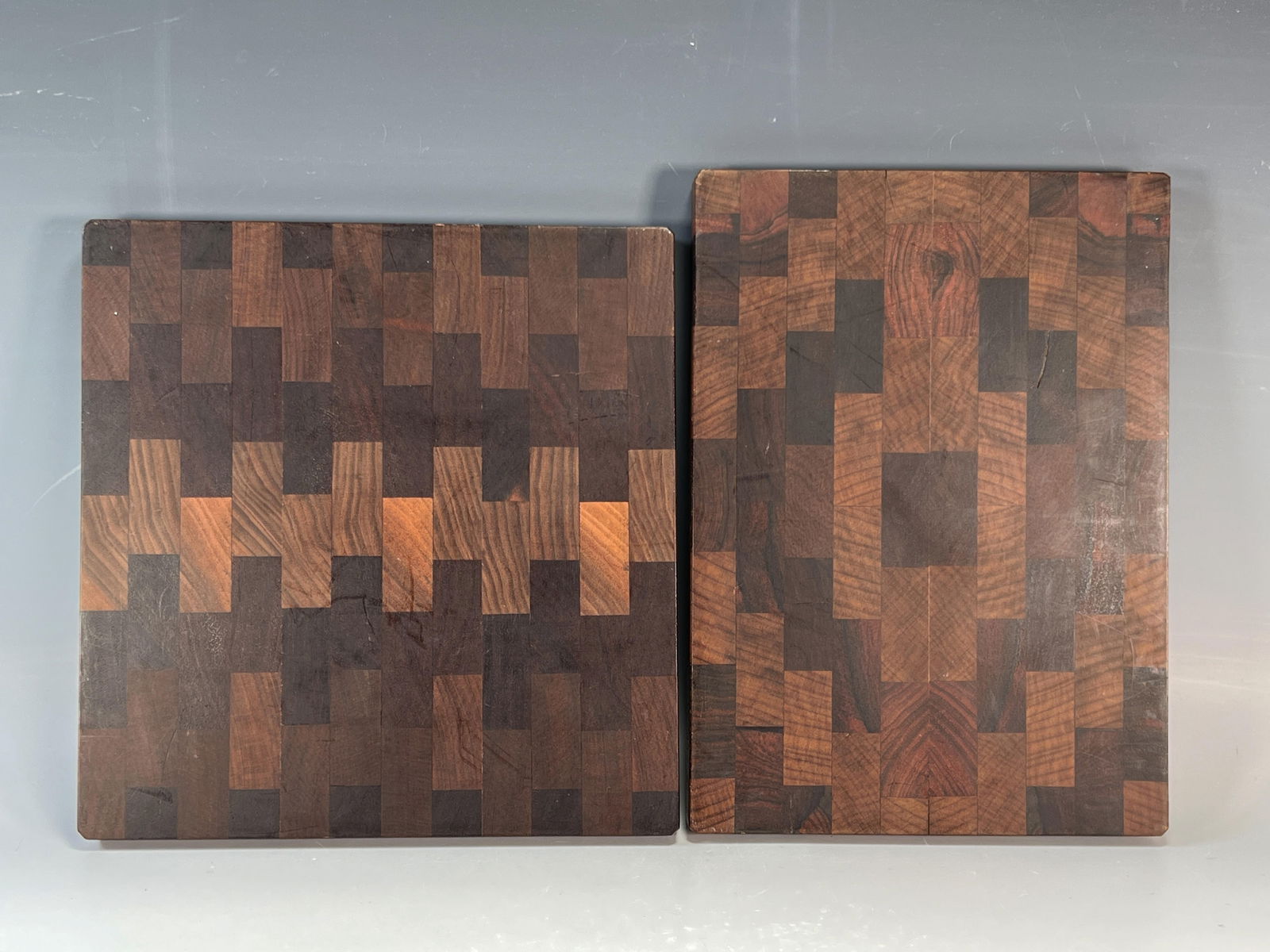 TWO CUTTING BOARDS WITH GEOMETRIC DESIGNS (1 of 3)
