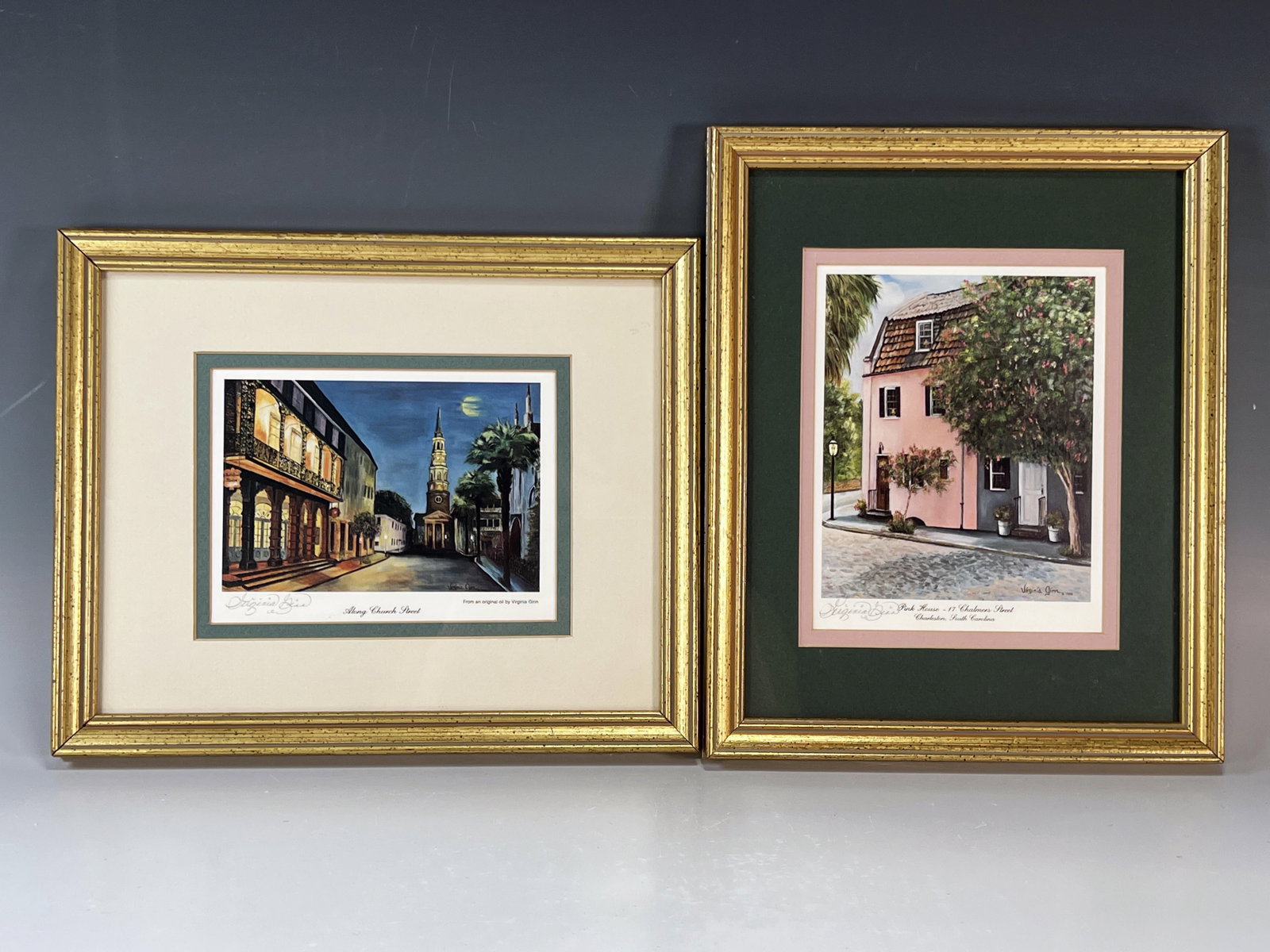 2 VIRGINIA GINN SIGNED PRINTS