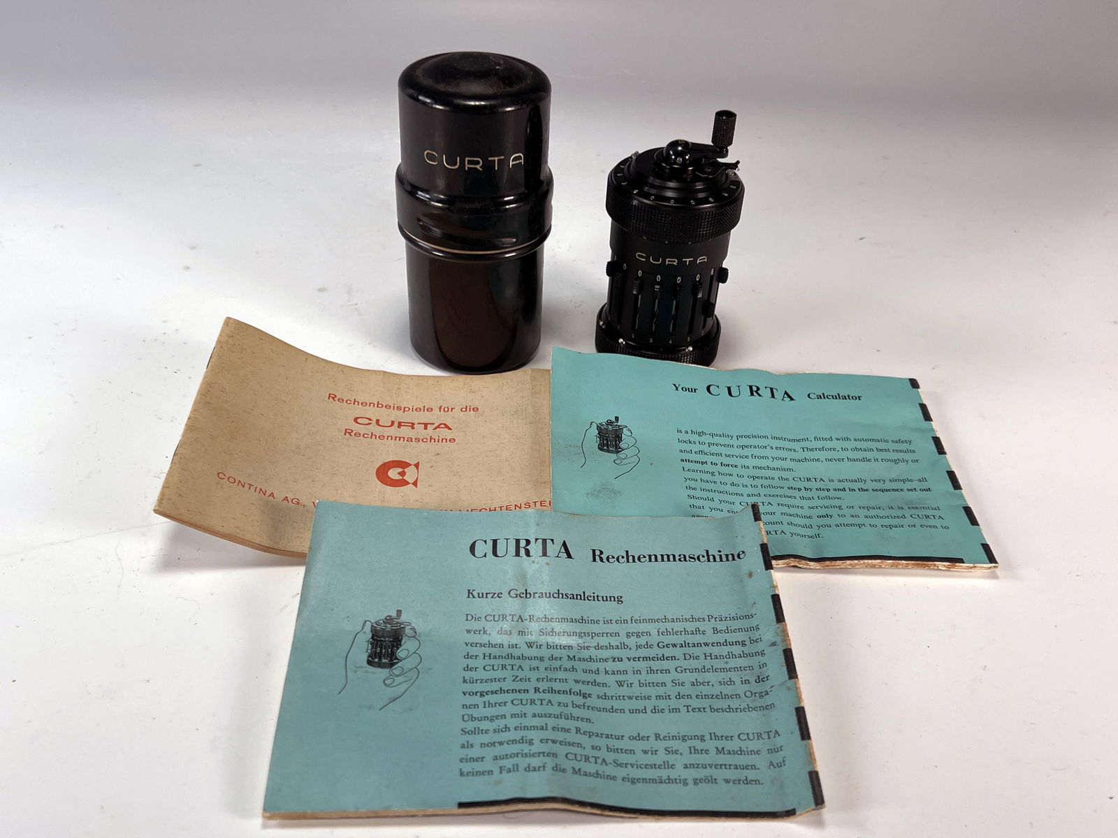 VINTAGE CURTA HAND HELD CALCULATOR (1 of 6)