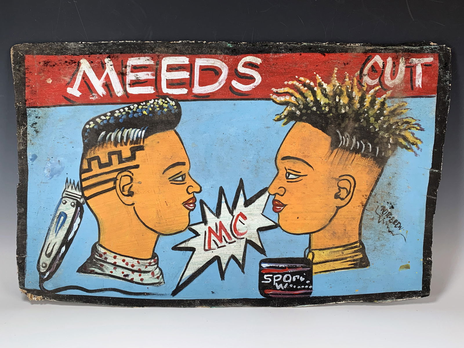 BARBER ARTWORK SIGN GHANA WEST AFRICA (1 of 4)