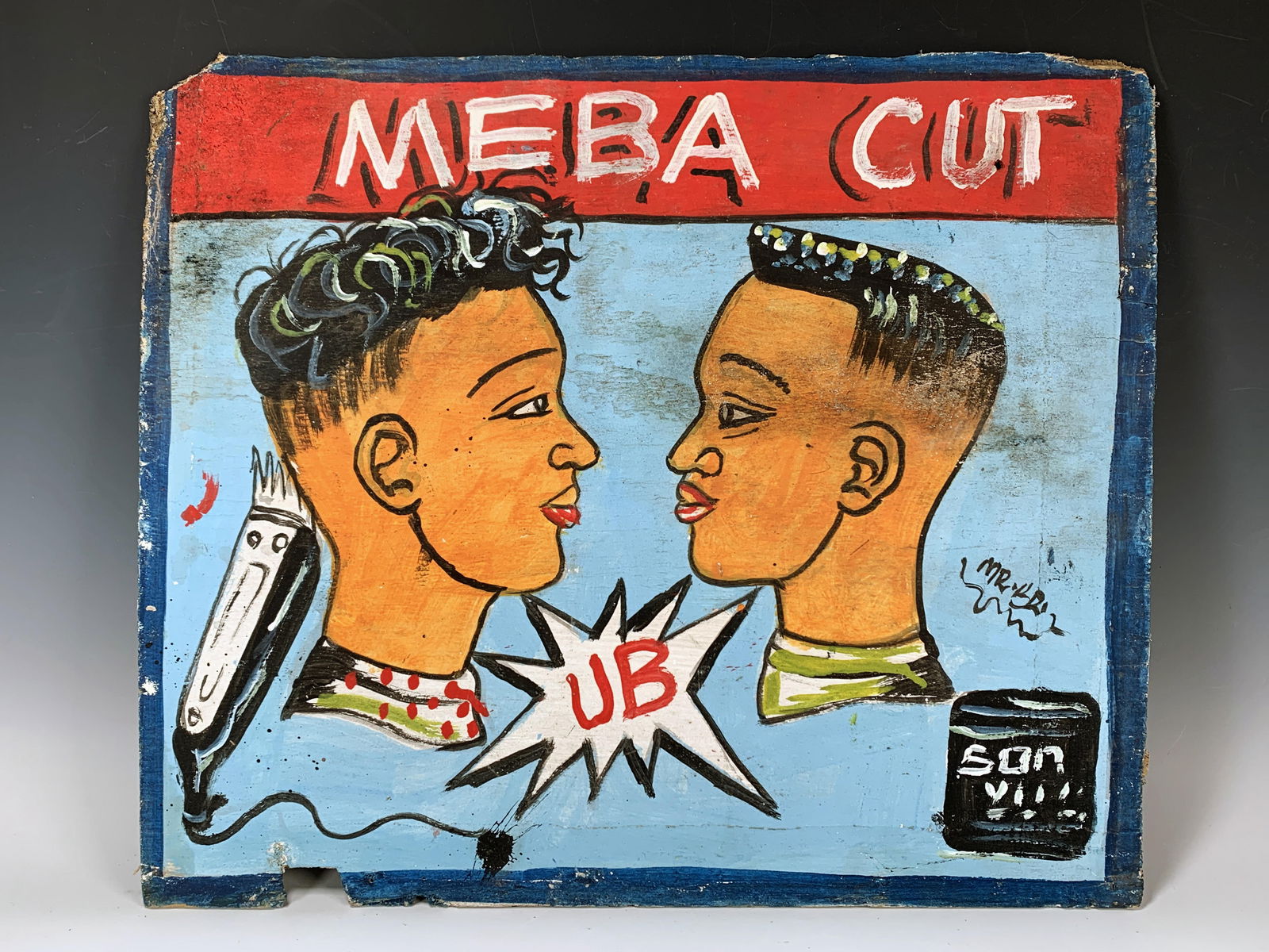 BARBER ARTWORK SIGN GHANA WEST AFRICA (1 of 4)