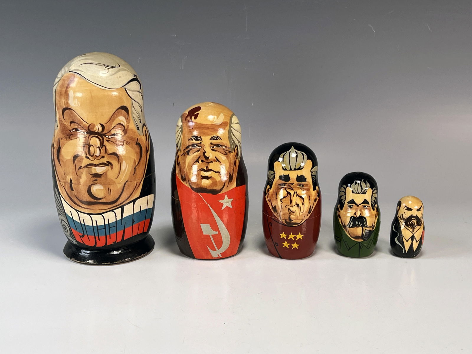 RUSSIAN LEADER MATRYOSHKA NESTING DOLLS