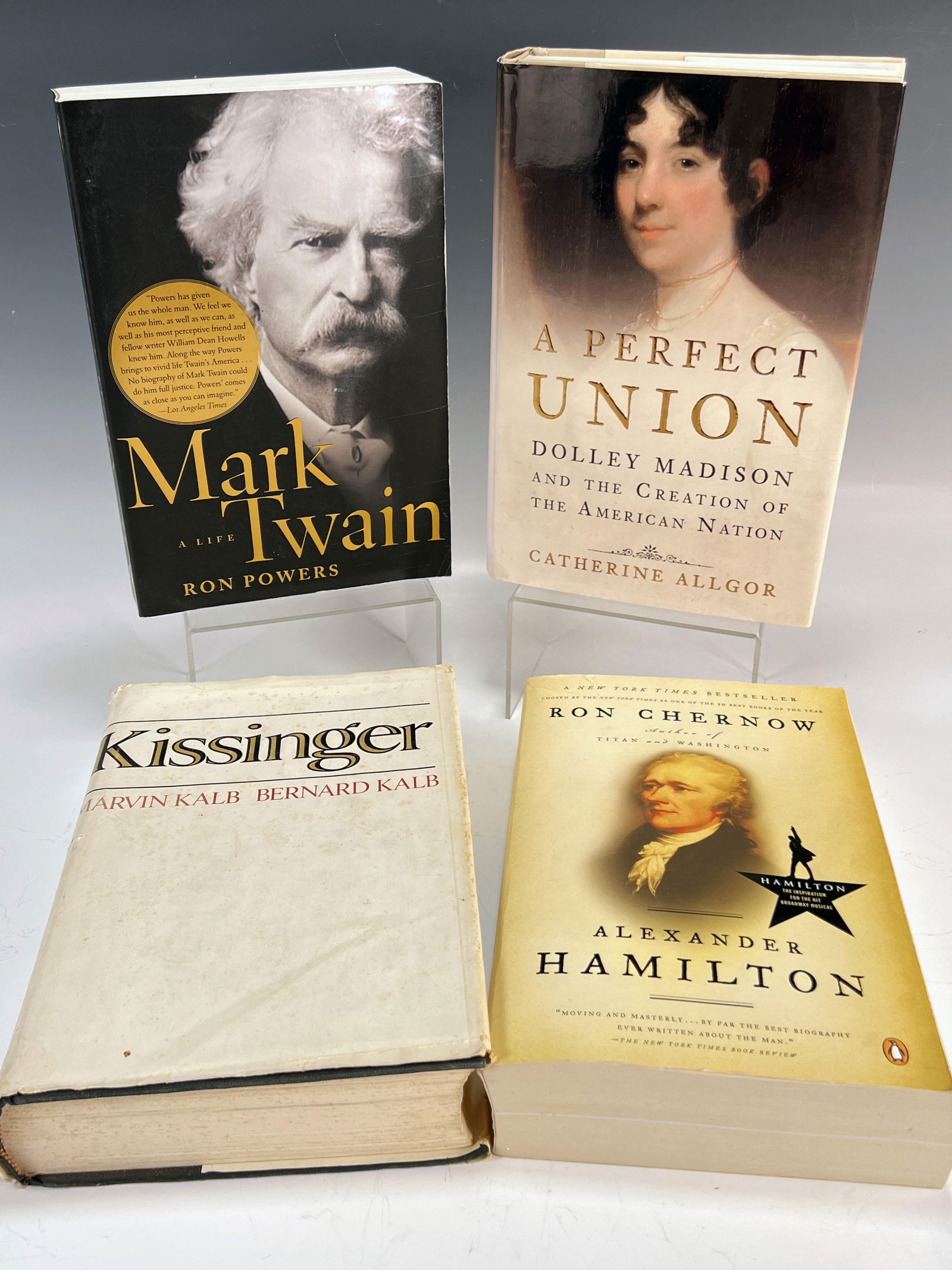 BIOGRAPHICAL BOOKS KISSINGER MARK TWAIN FIRST EDITION (1 of 4)
