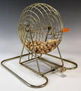 VINTAGE BINGO BALL CAGE