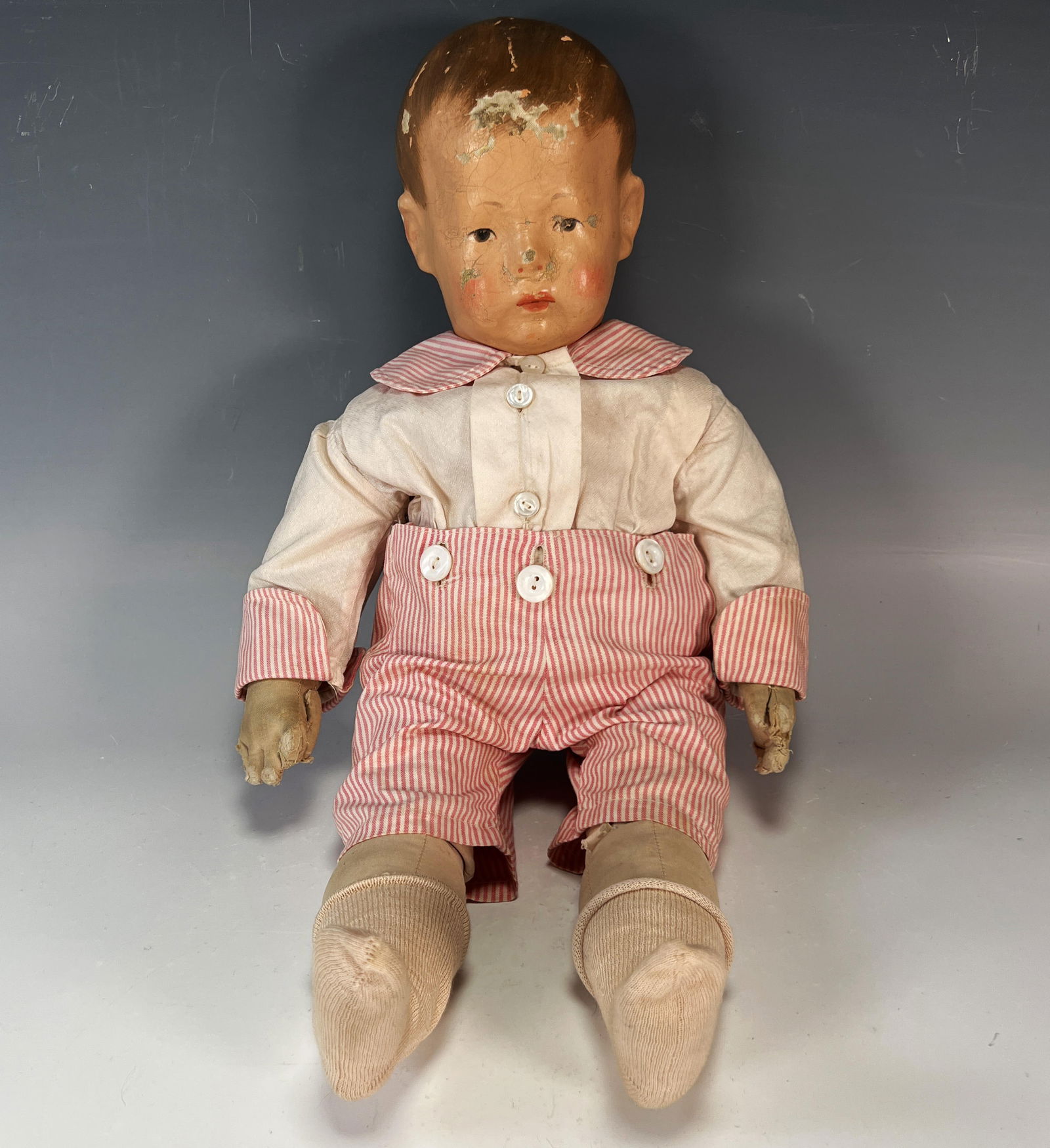 RARE ANTIQUE KATHE KRUSE CLOTH DOLL GERMANY (1 of 7)