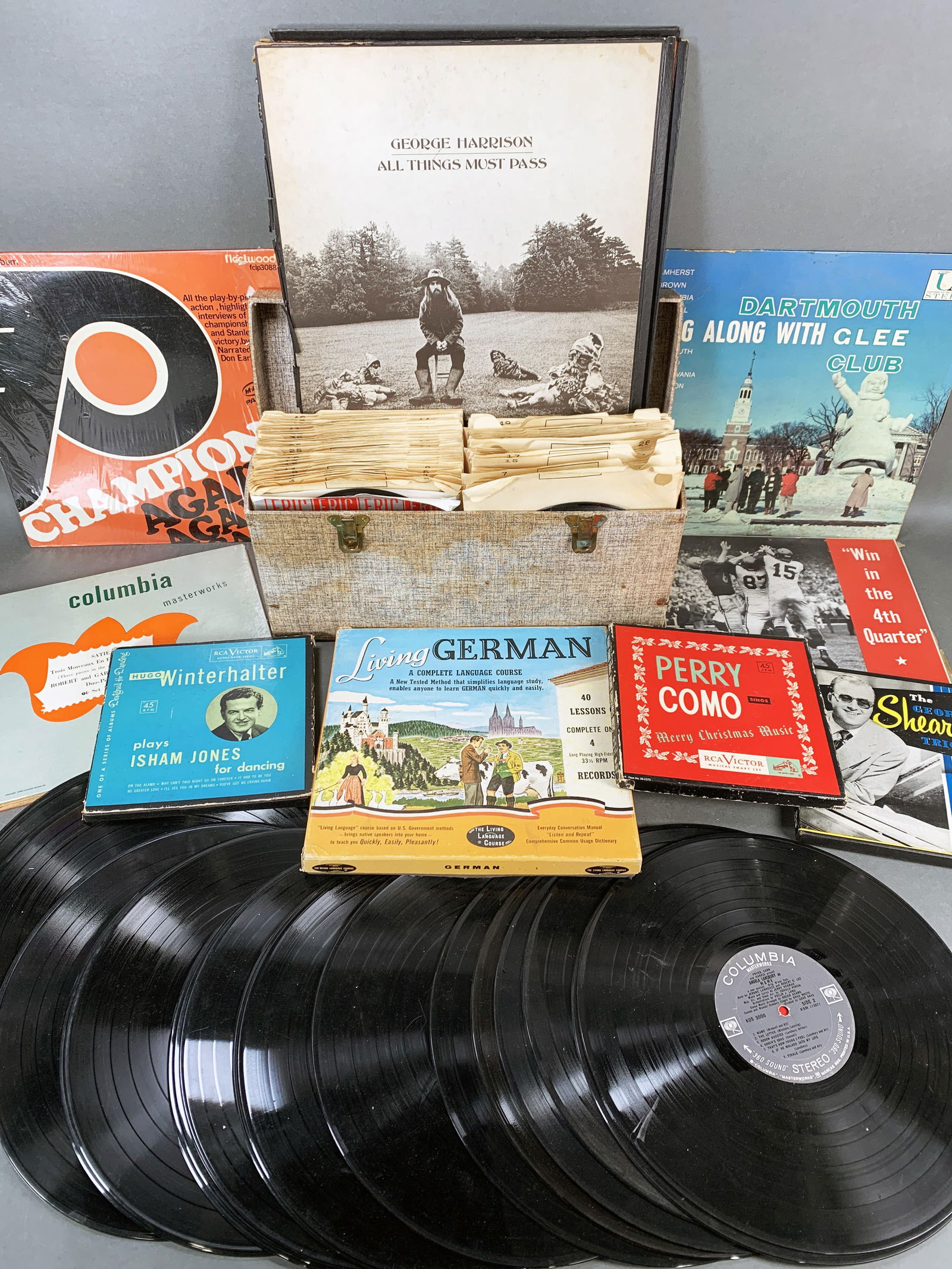 LOT OF VARIOUS OLD RECORDS SPORTS GERMAN (1 of 4)