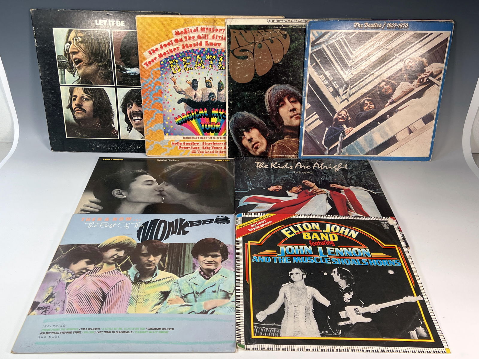 VINTAGE RECORDS BEATLES, MONKEES, THE WHO JOHN LENNON