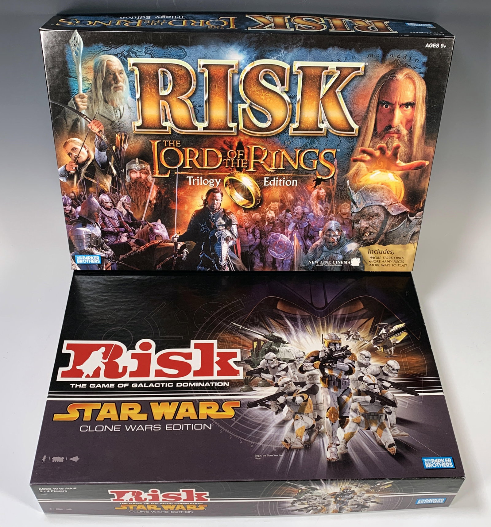 LORD OF THE RINGS & STAR WARS RISK GAMES (1 of 5)