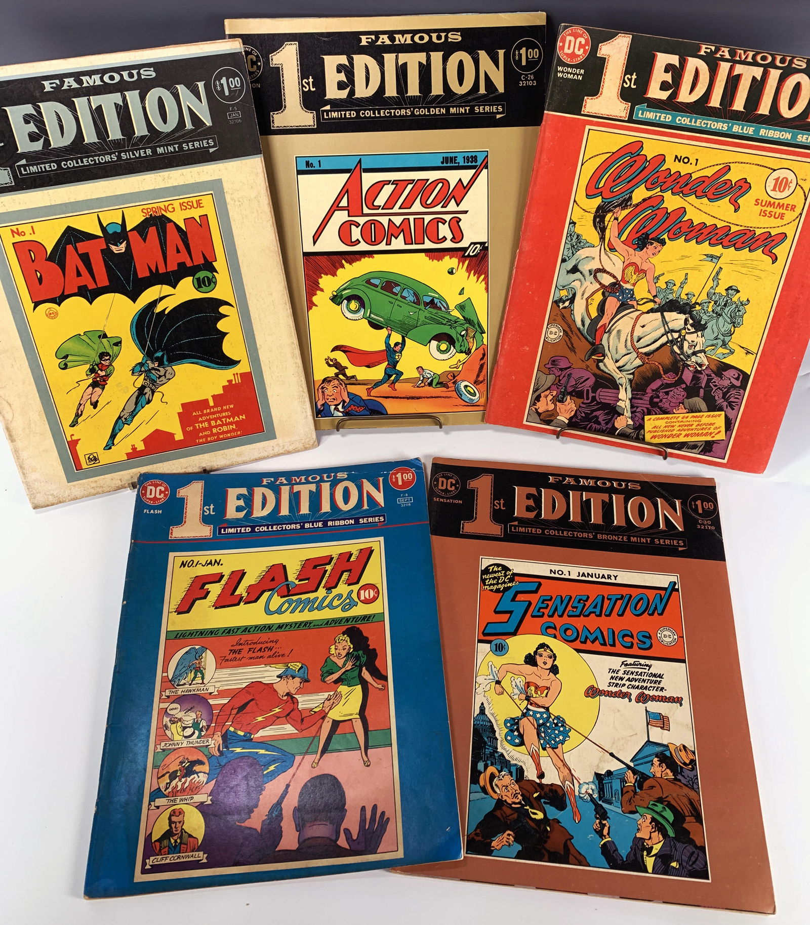5 DC COMICS - FAMOUS 1ST EDITIONS (1 of 6)