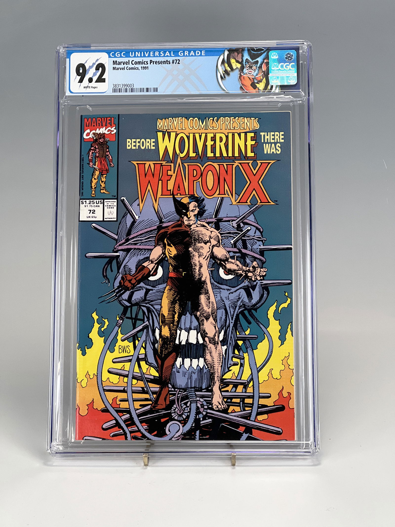 MARVEL COMICS PRESENTS 72 CGC 9.2 WEAPON X CLASSIC (1 of 3)