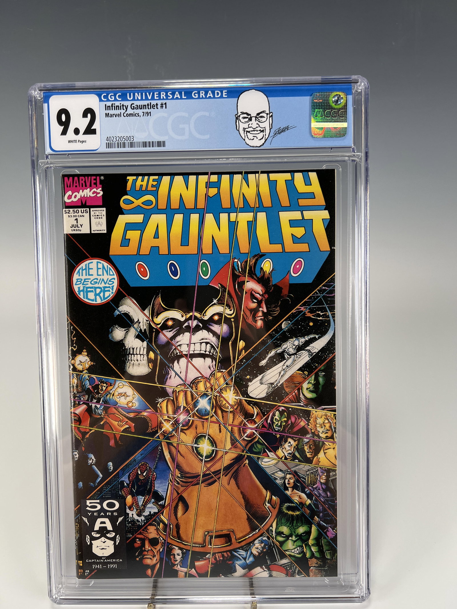 INFINITY GAUNTLET 1 CGC 9.2 (1 of 3)