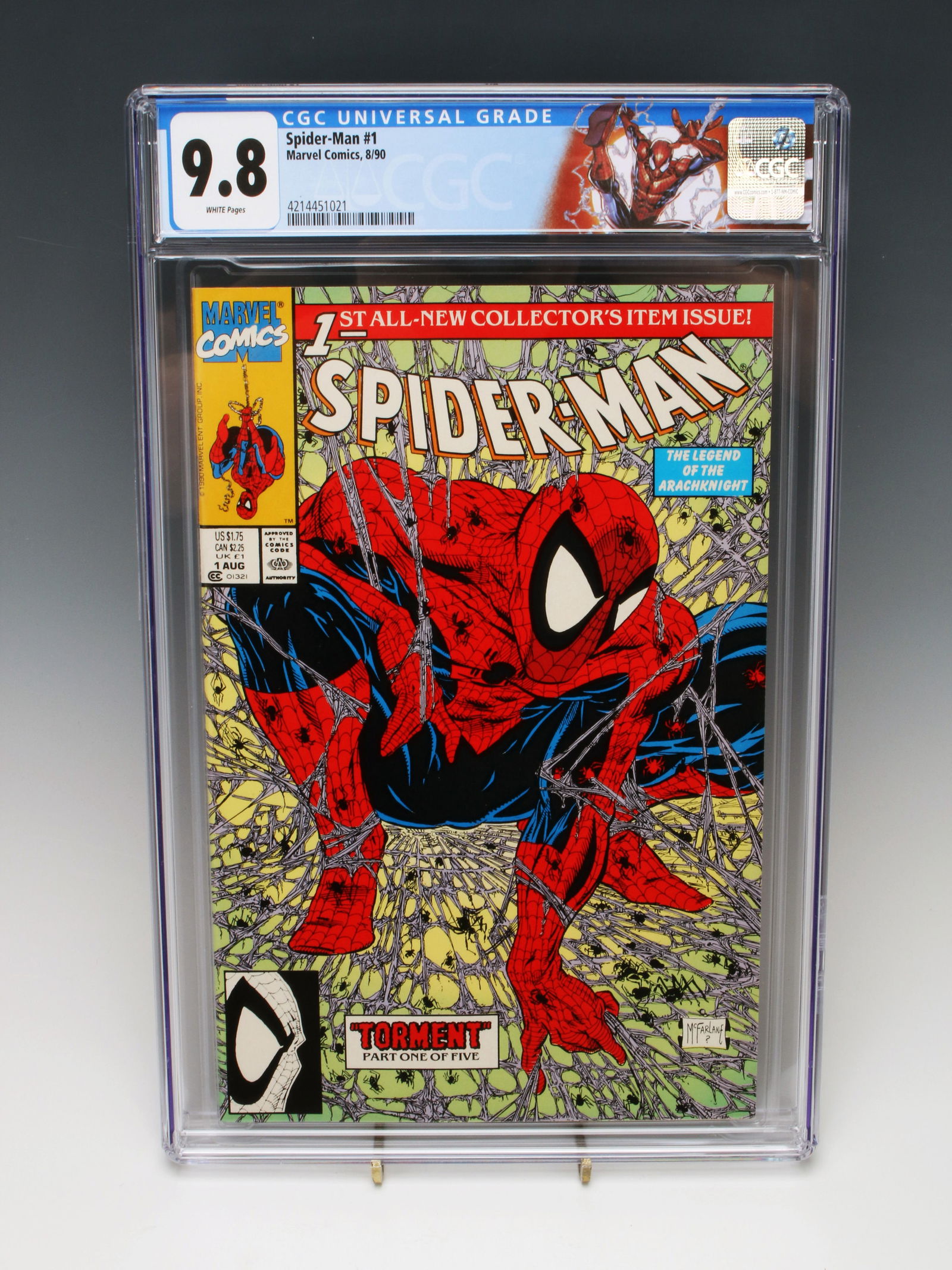 SPIDER-MAN 1 (MARVEL 90) CGC 9.8 (1 of 4)