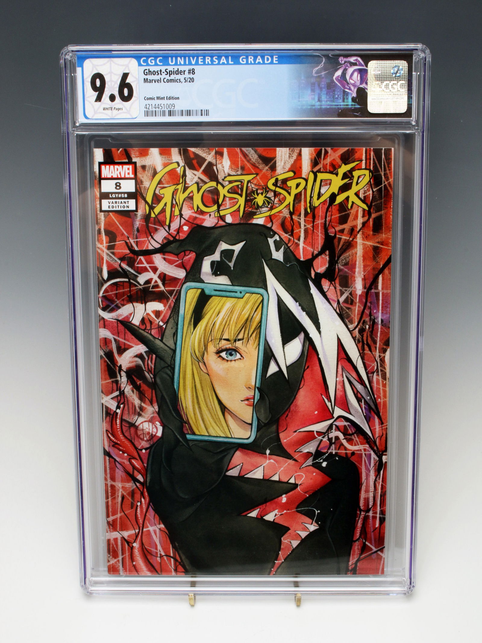 GHOST-SPIDER 8 (MARVEL 20) CGC 9.6 MOMOKO VARIANT (1 of 4)