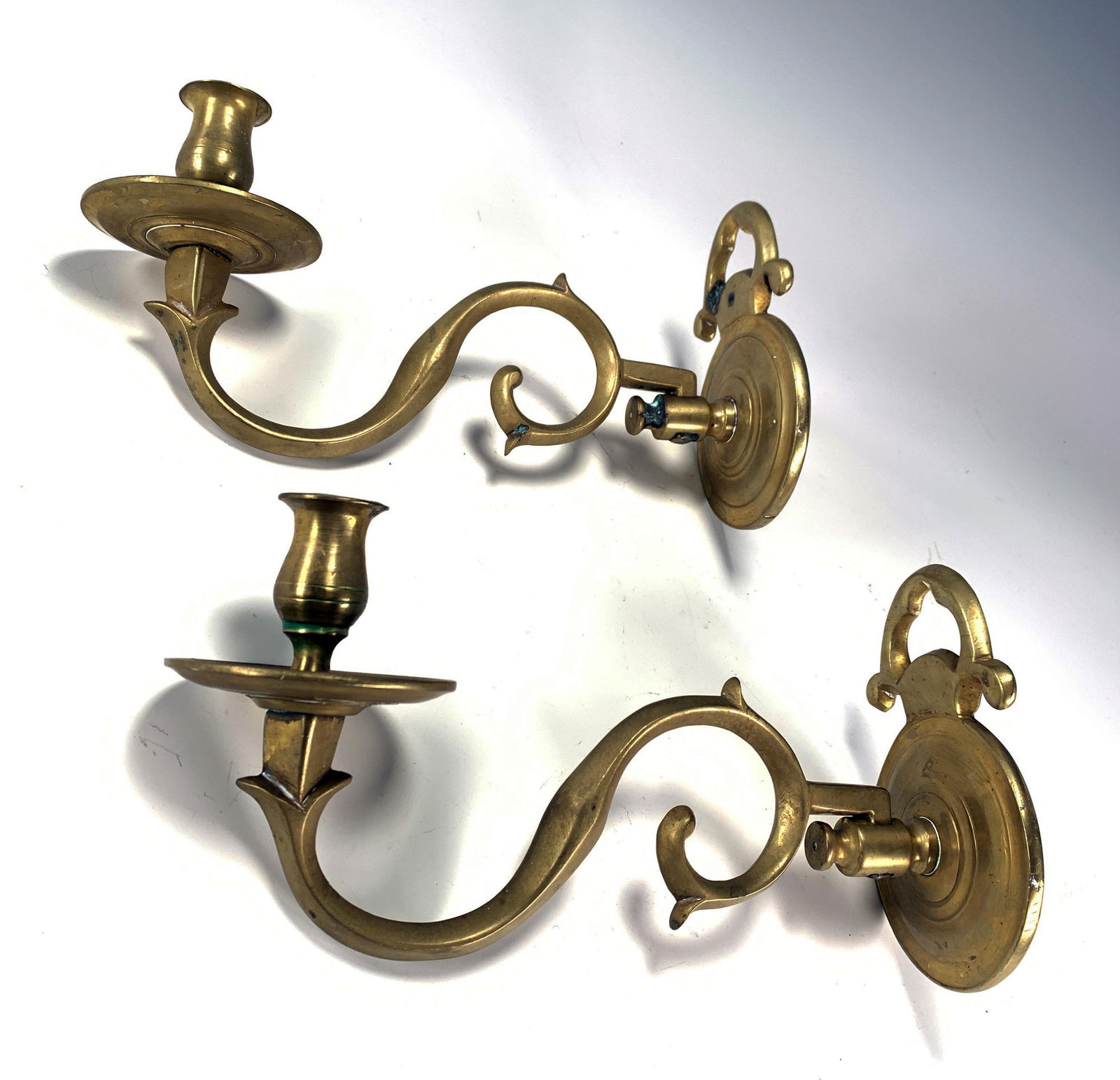 VINTAGE BRASS SCONCES (1 of 3)
