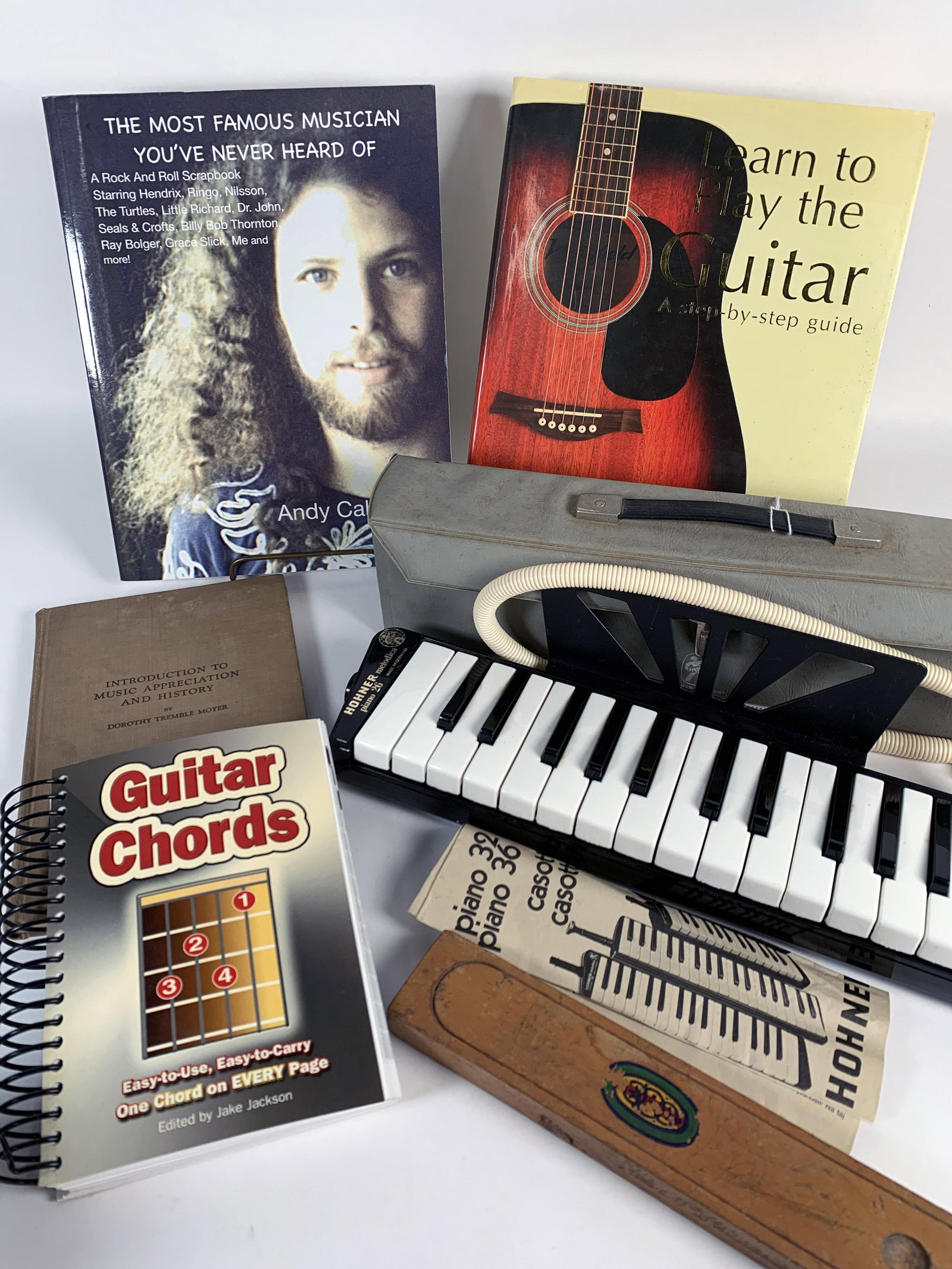 LOT OF BOOKS ON MUSIC SIGNED