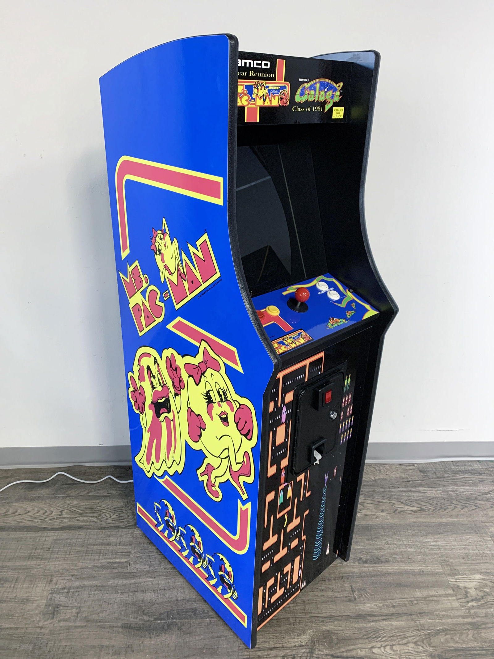 RETRO MS. PAC-MAN GALAGA ARCADE CABINET COLLECTIBLE (1 of 9)