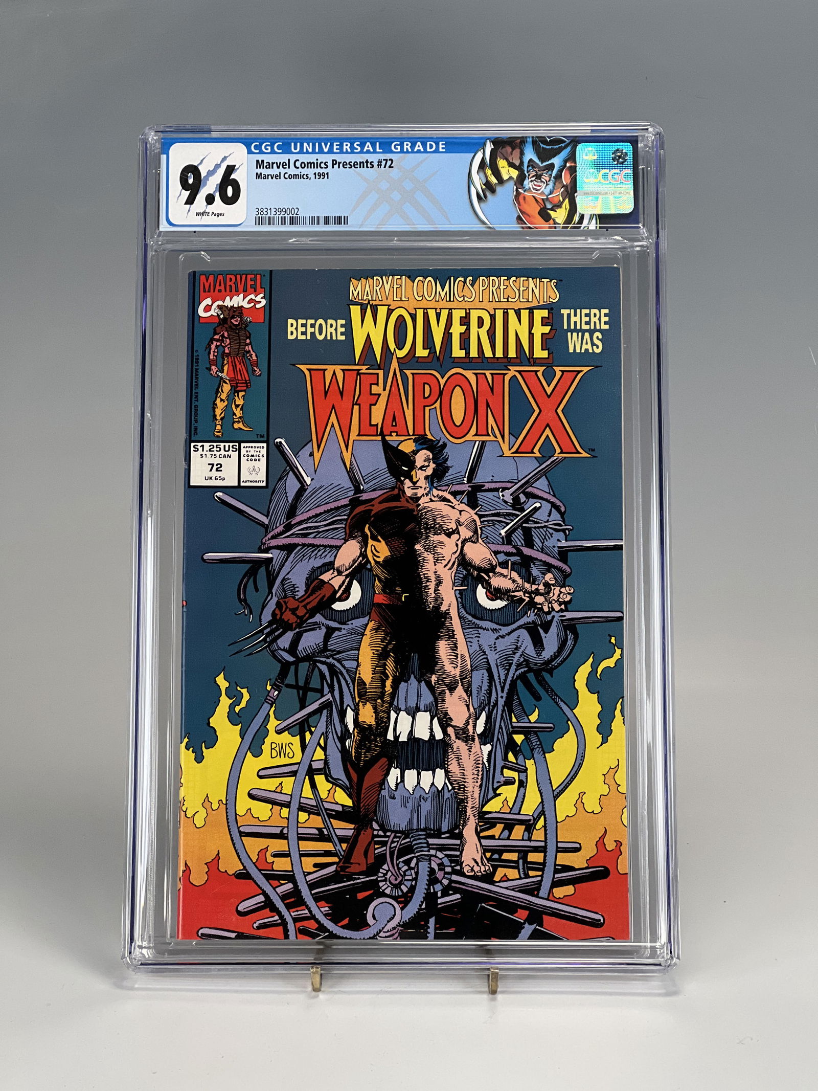 MARVEL COMICS PRESENTS #72 CGC 9.6 WOLVERINE STORY (1 of 3)