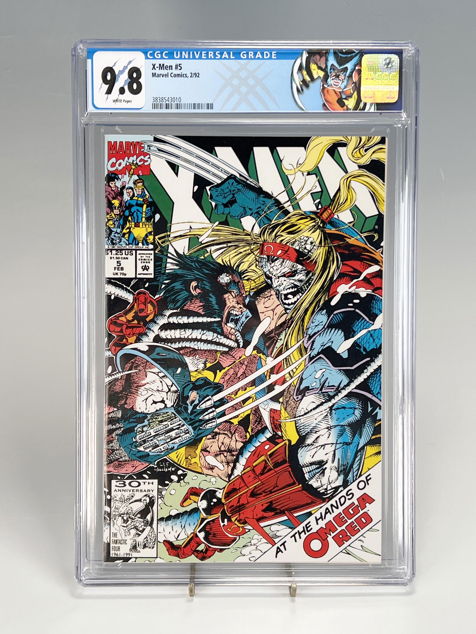 X-MEN #5 CGC 9.8 1992 MARVEL ICONIC CROSSOVER (1 of 4)