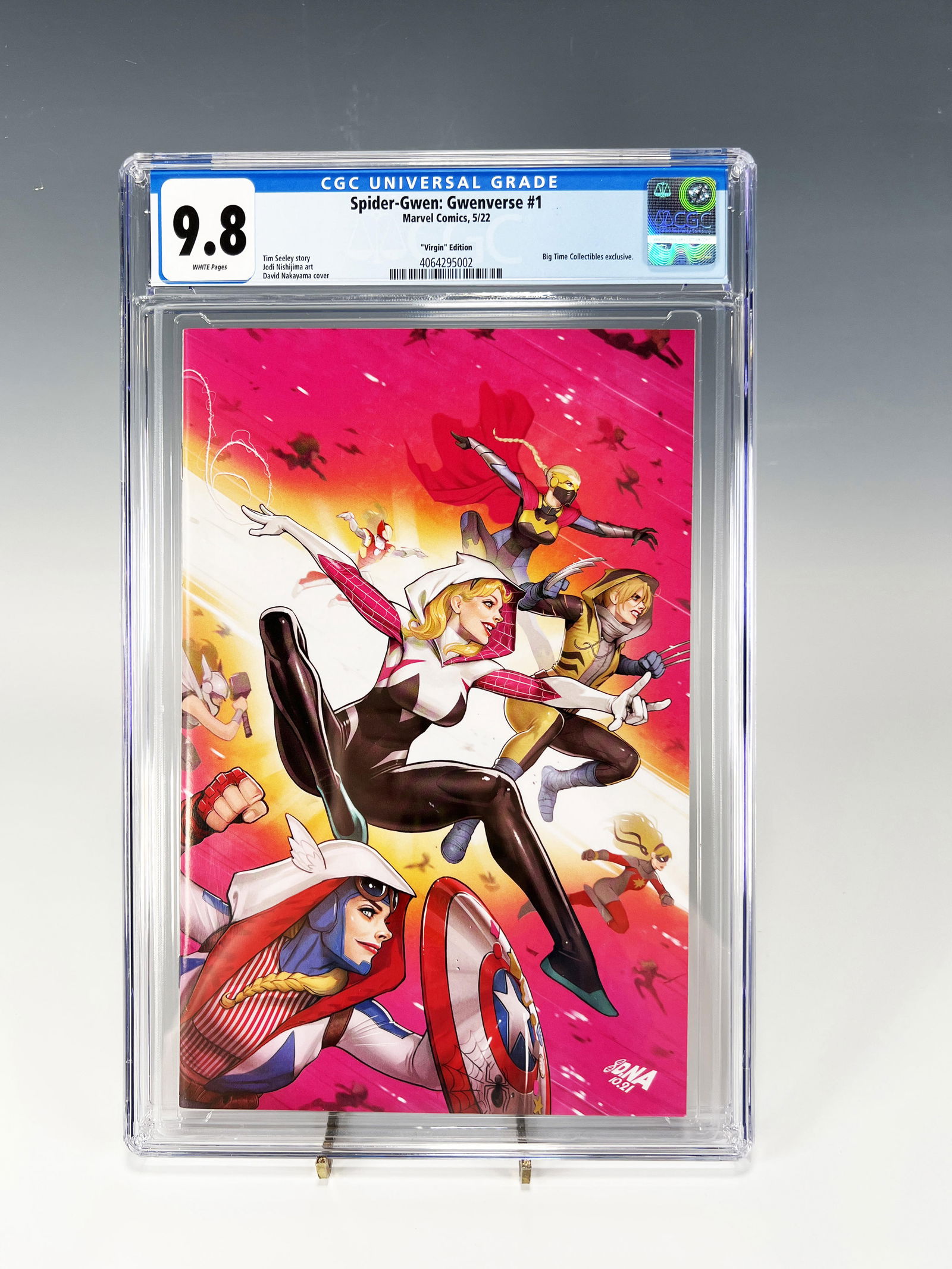 SPIDER-GWEN: GWENVERSE #1 CGC 9.8 VIRGIN COVER (1 of 3)