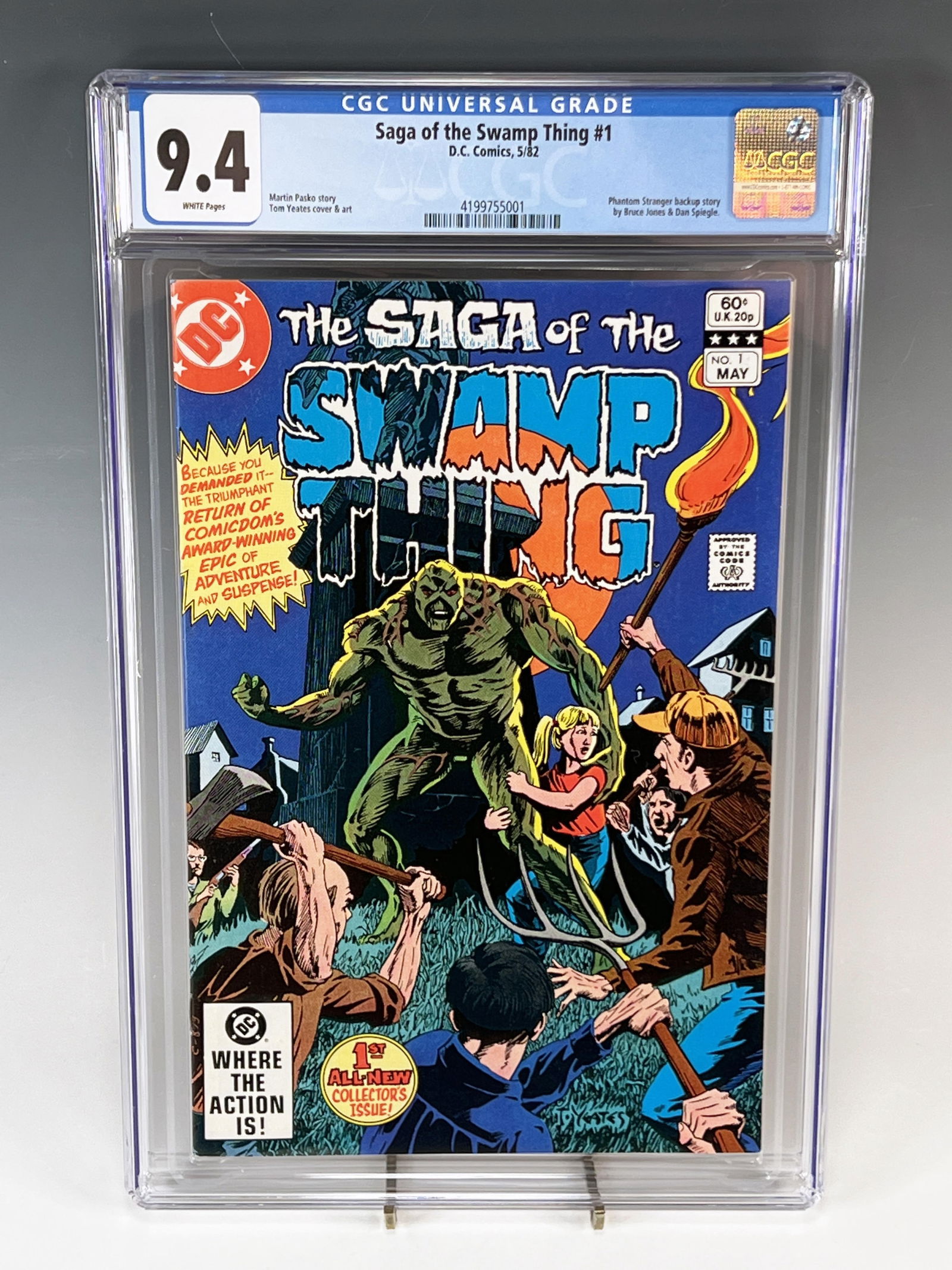 CGC 9.4 SWAMP THING #1 - ICONIC HORROR COMIC (1 of 4)