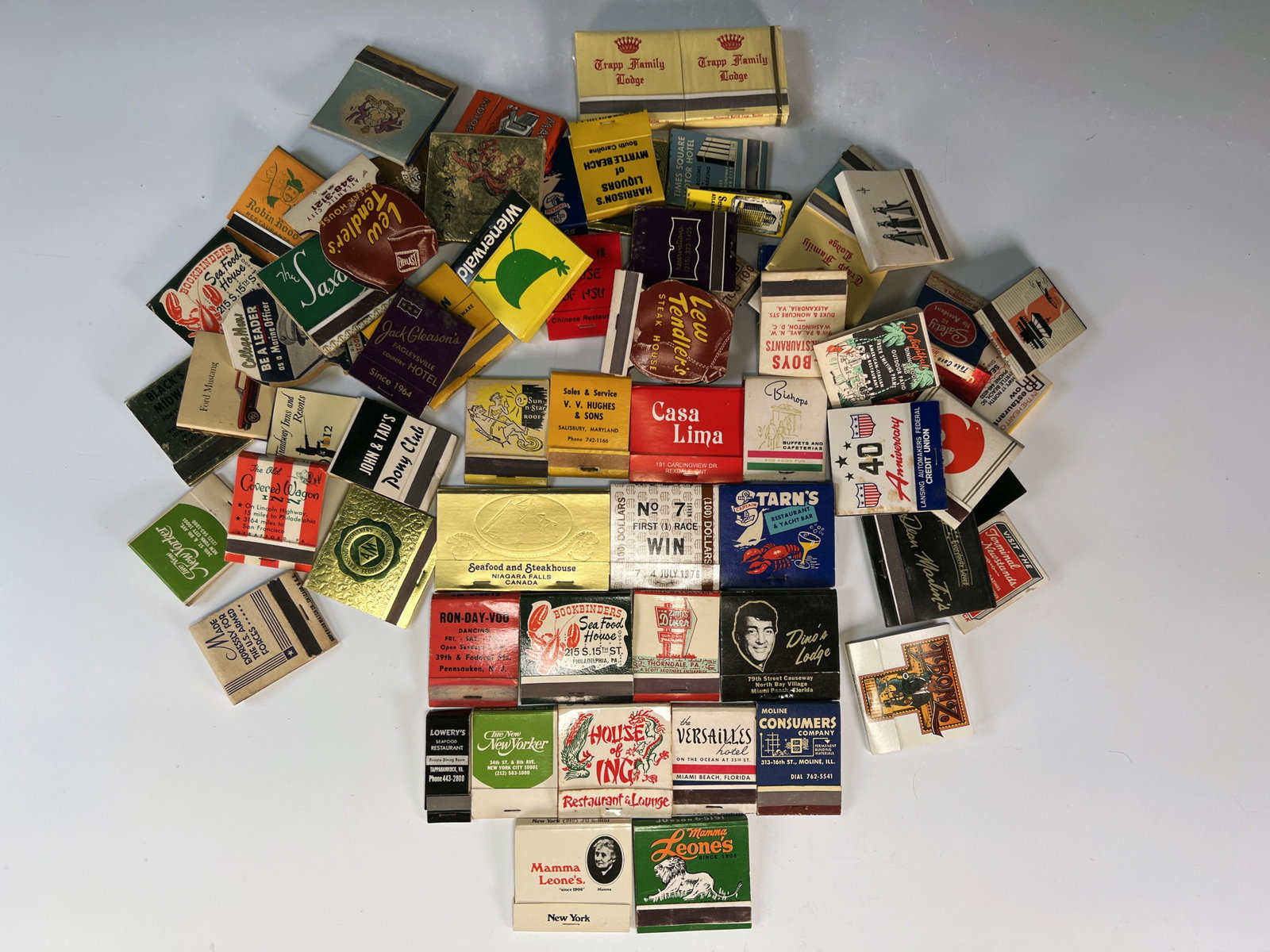 COLLECTION OF RESTAURANT & BRANDED MATCHBOOKS
