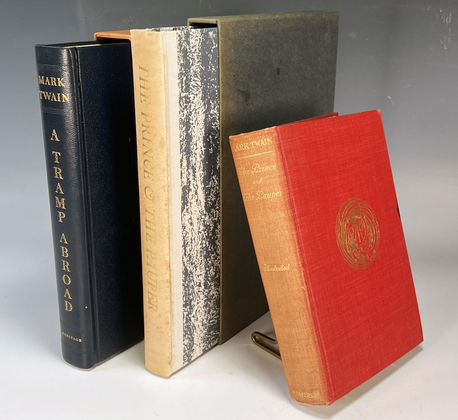 MARK TWAIN BOOKS A TRAMP ABROAD, THE PRINCE & THE PAUPER (1 of 6)