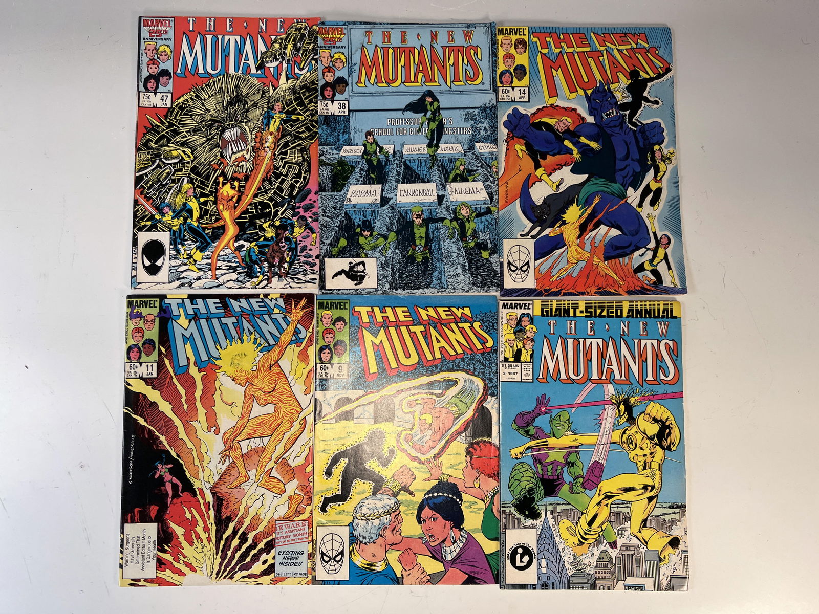 THE NEW MUTANTS COMICS BRONZE AGE (1 of 4)