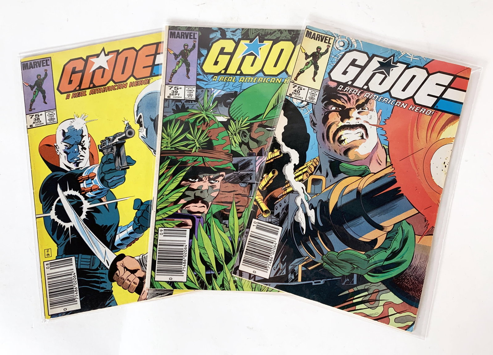 G. I. JOE #38-40 MARVEL COMICS 1985