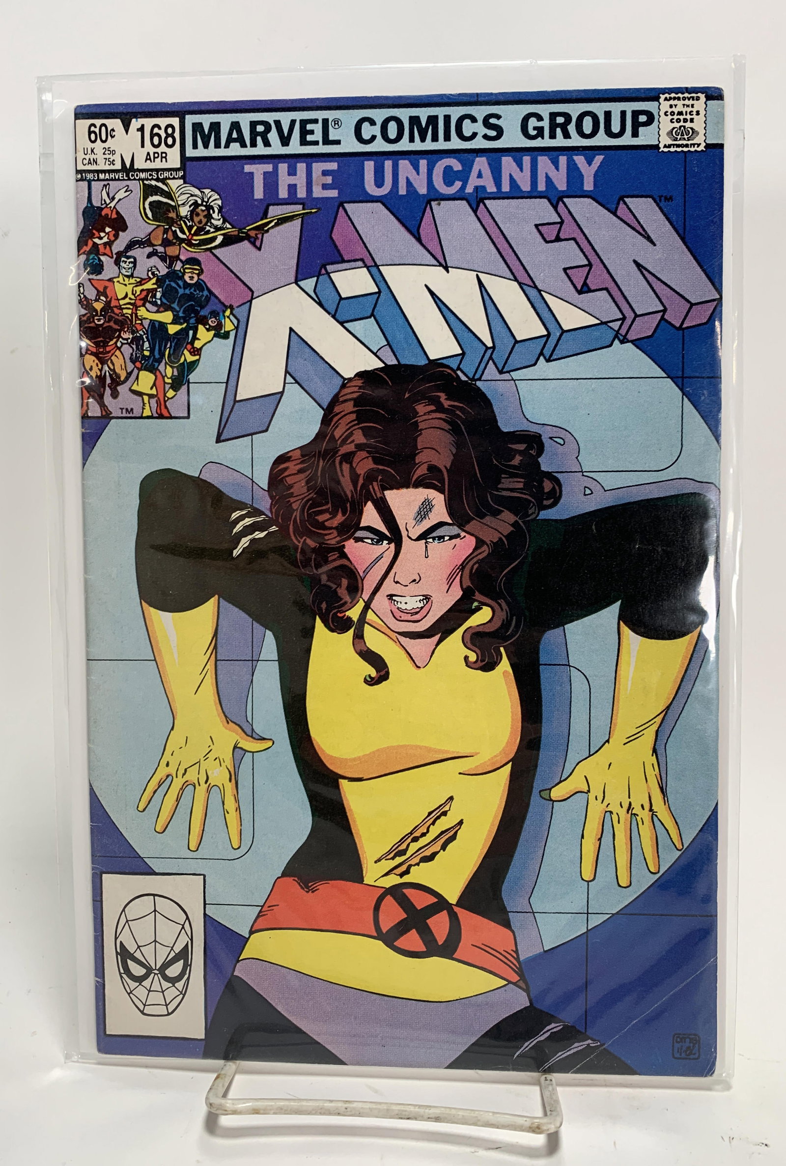 X-MEN #168 ICONIC KITTY PRYDE COVER MARVEL 1983