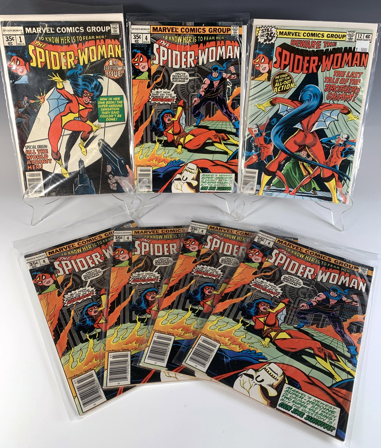 VINTAGE SPIDER WOMAN COMICS