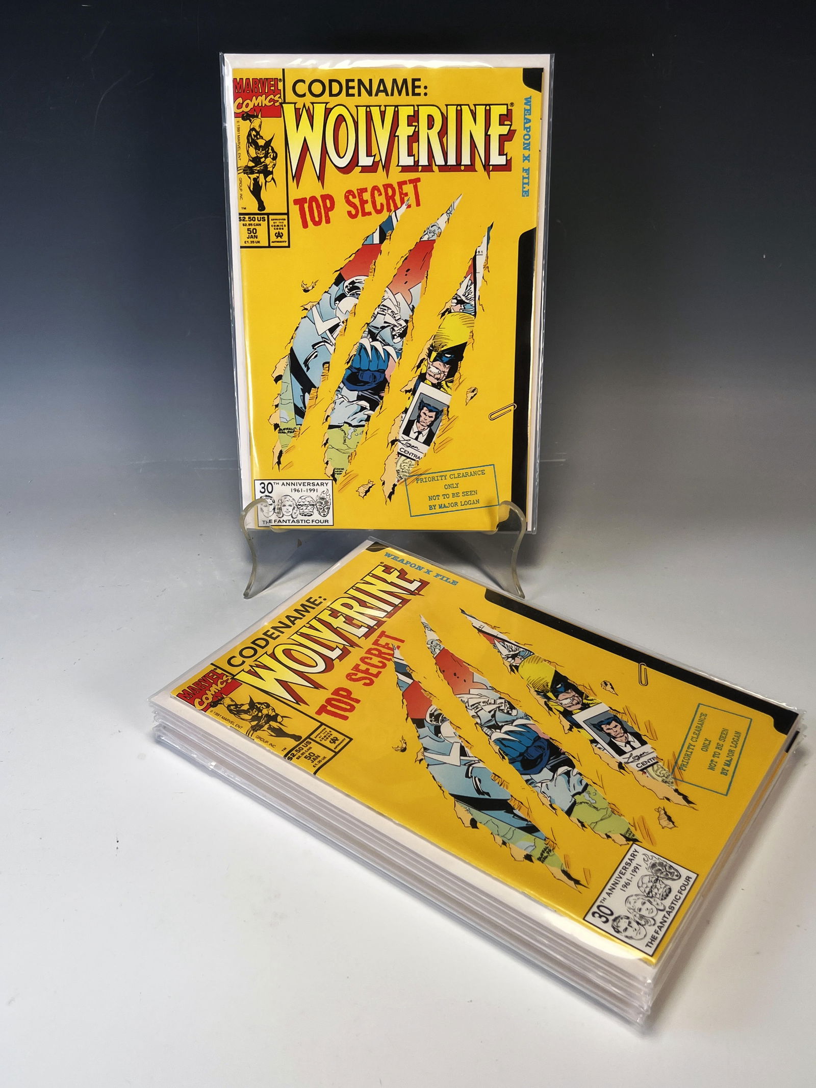 9 COPIES OF WOLVERINE 50 (1 of 2)