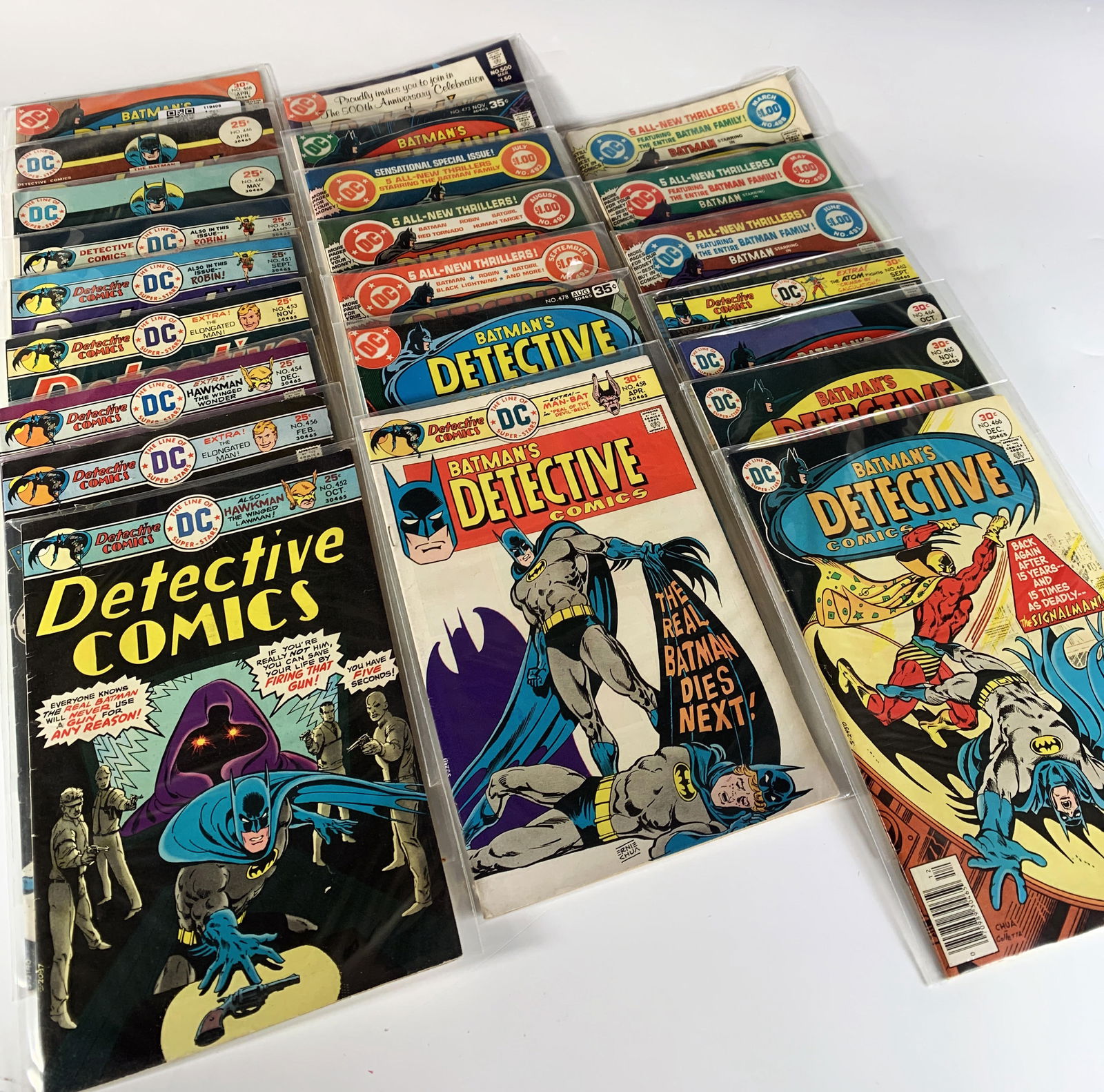 LOT OF VINTAGE DETECTIVE COMICS (1 of 1)