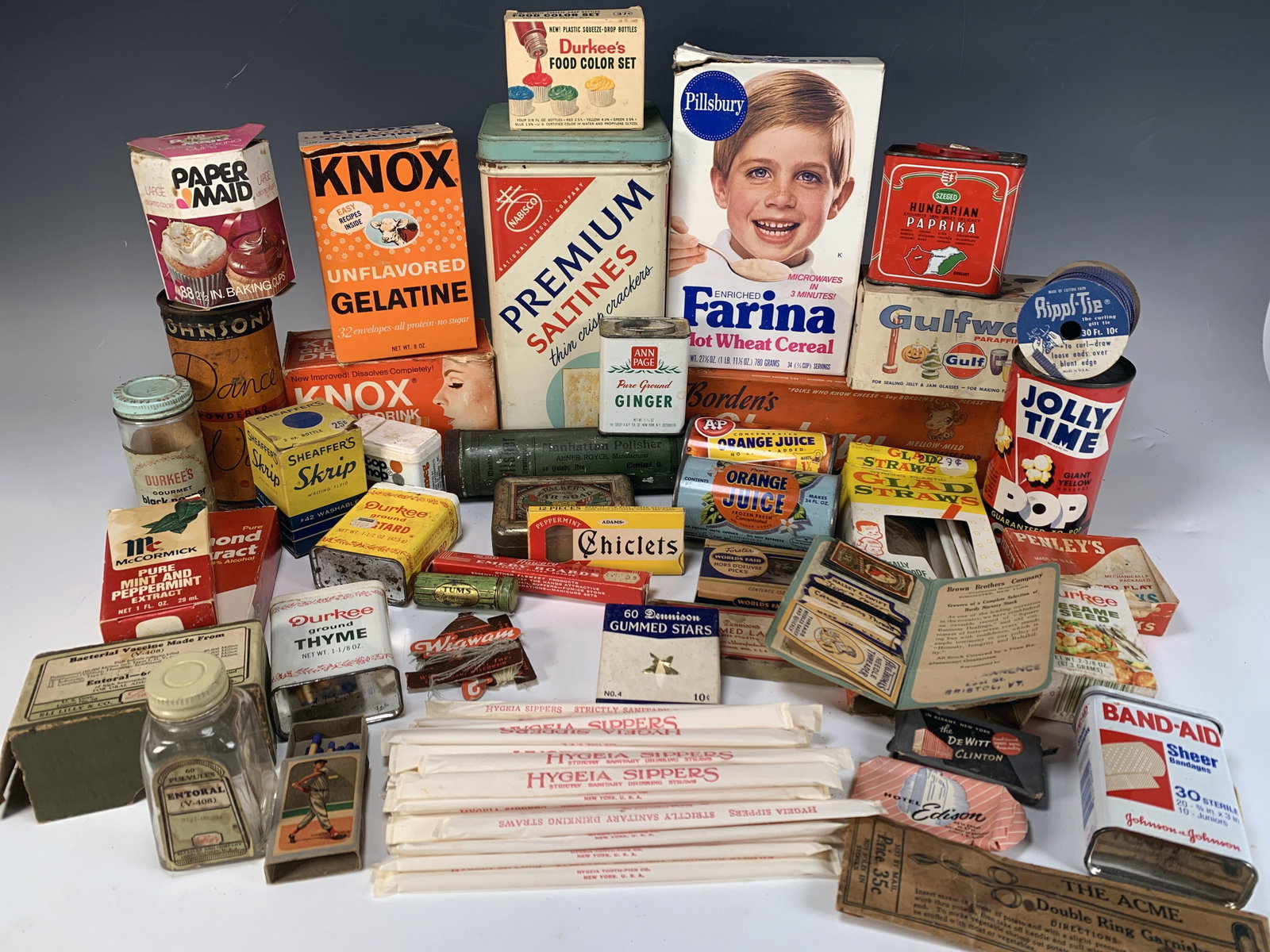 VINTAGE ADVERTISING TINS