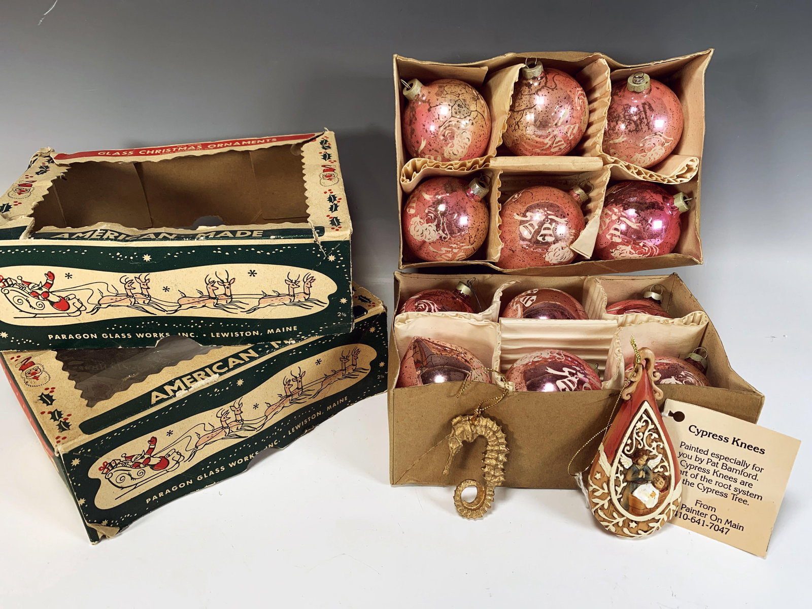 VINTAGE CHRISTMAS ORNAMENTS