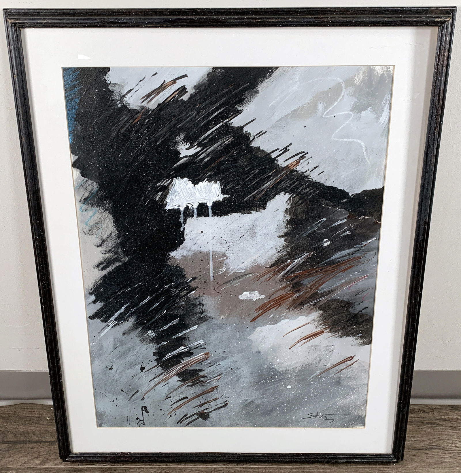 ABSTRACT ART SIGNED (1 of 3)