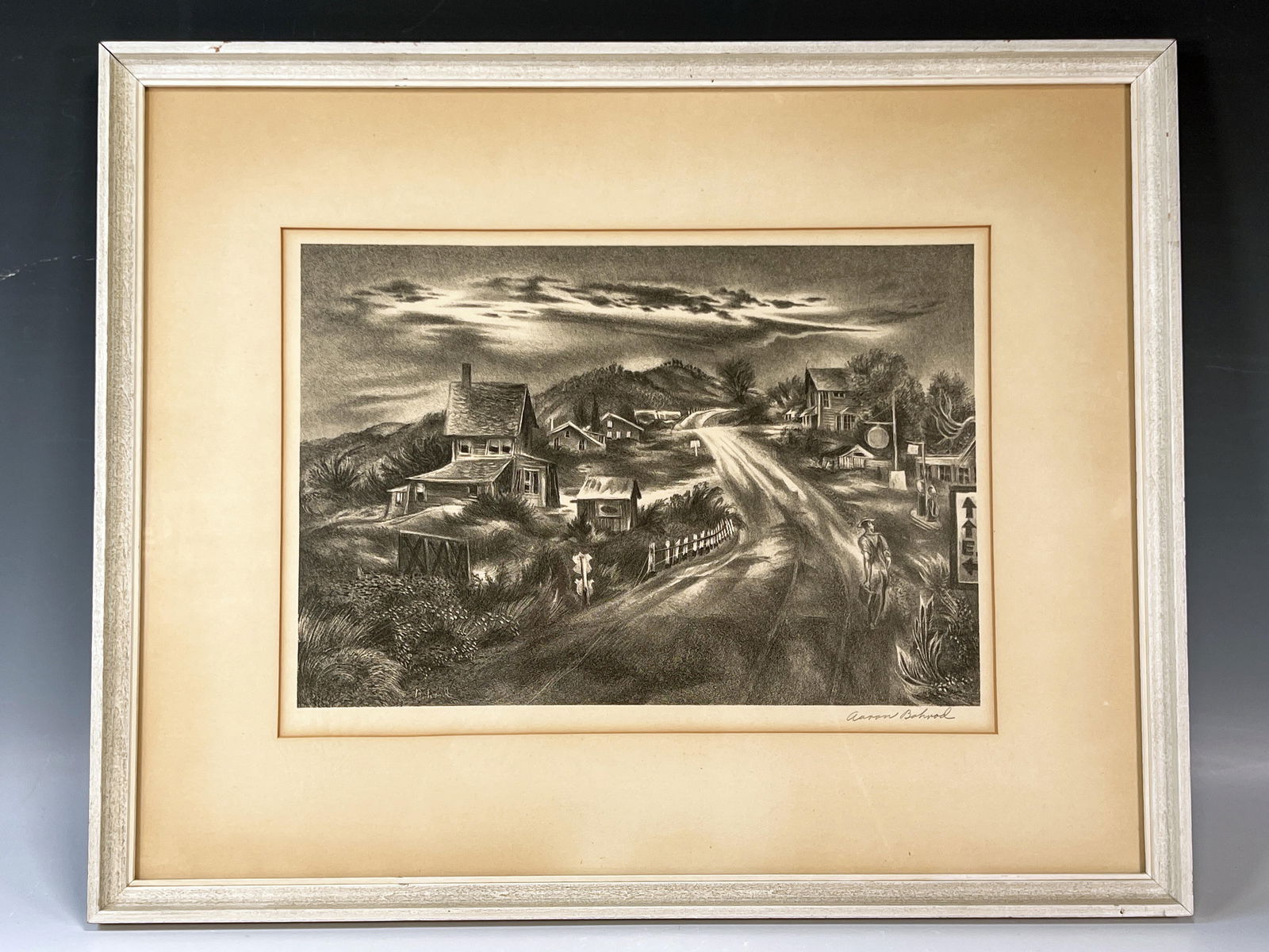 PENNSYLVANIA HIGHWAY SIGNED LITHO AARON BOHROD