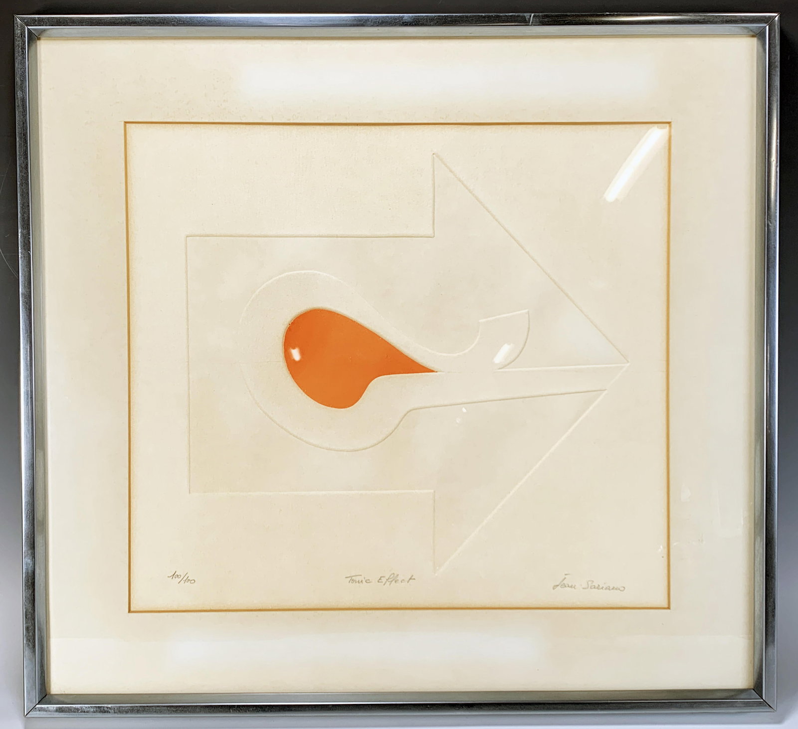 SARIANO SIGNED NUMBERED TONIC EFFECT