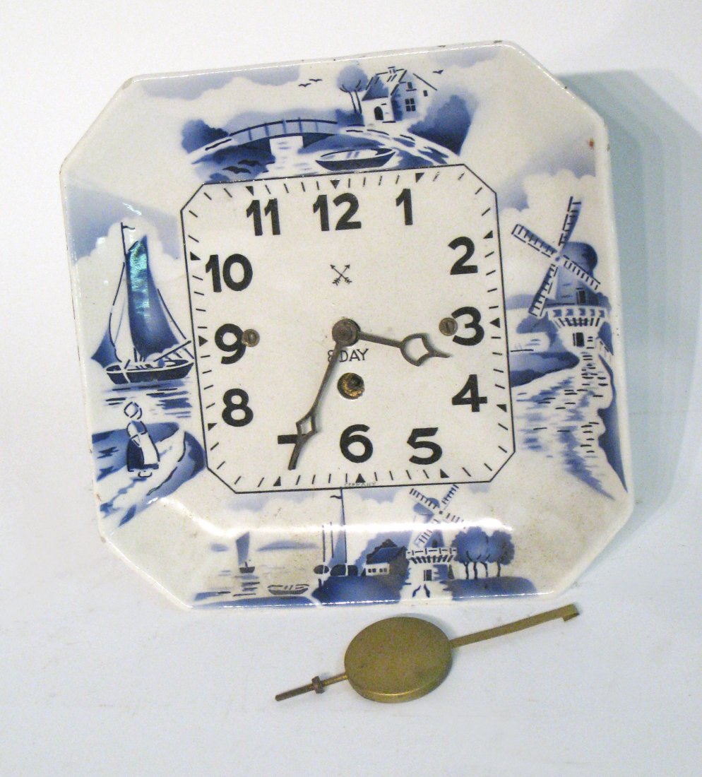 Delft Wall Clock