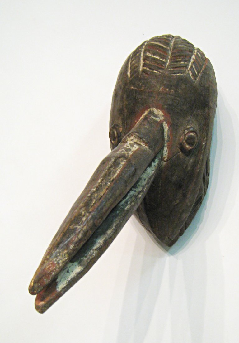 African Wooden Beak Mask: Shipping: We are unable to ship this item. Please contact our local UPS Store, store1152@theupsstore.com, or the Packaging Store, hello@packandshipnow.com, for a quote. Please be sure and include your