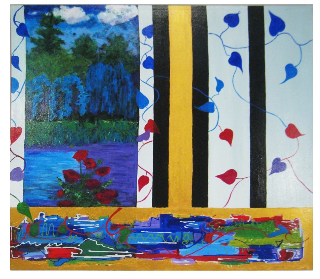 "Monet Inspiration", By Anne E. L. Boysen: From the Impressionist/music series, by 40" X 46". Shipping: We are unable to ship this item. Please contact our local UPS Store, store1152@theupsstore.com, or the Packaging Store, hello@packandshipno
