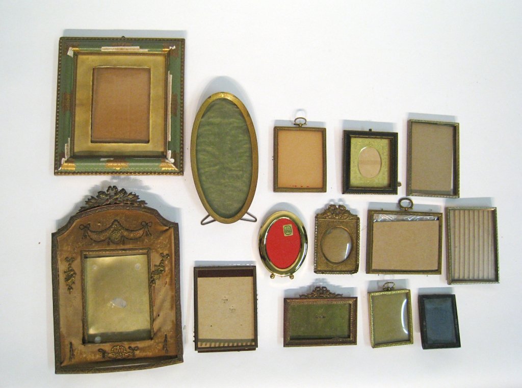 Assorted Picture Frames: Most smaller, for the desk, etc. Shipping: We are able to pack and ship this item to an address in the United States for $30.00 via USPS Priority Mail. Tracking information will be sent to your email 