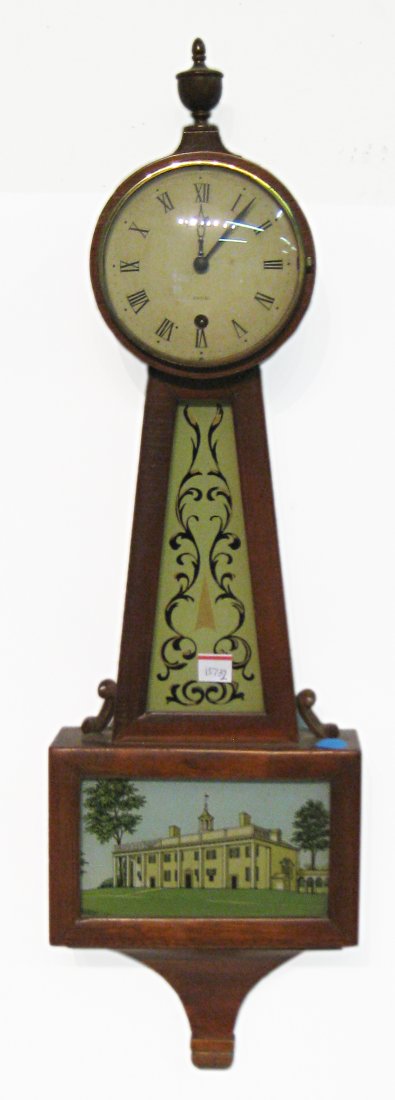 Banjo Clock: twentieth century and now with a quartz battery movement. Shipping: We are unable to ship this item. Please contact our local UPS Store, store1152@theupsstore.com, or the Packaging Store, hello@packan