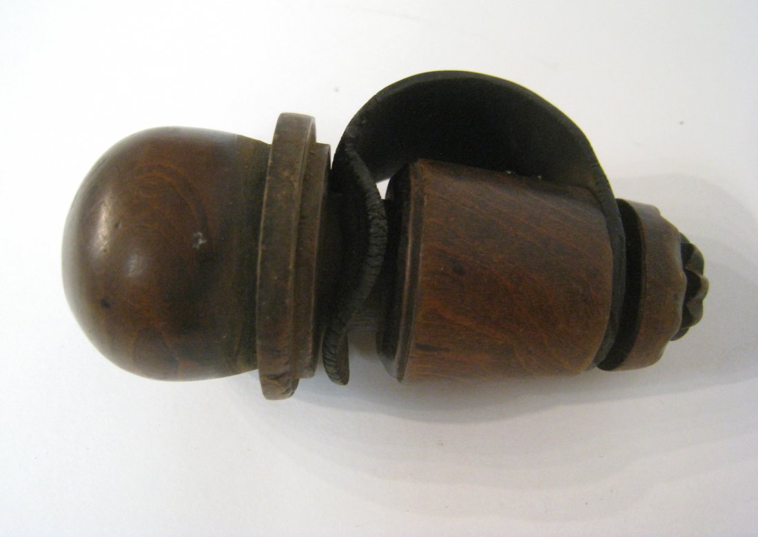 African Zulu Ear Plug: About 50-100 years old, approximately 3" Shipping: We are able to pack and ship this item to an address in the United States for $25.00 via USPS Priority Mail. Tracking information will be sent to you