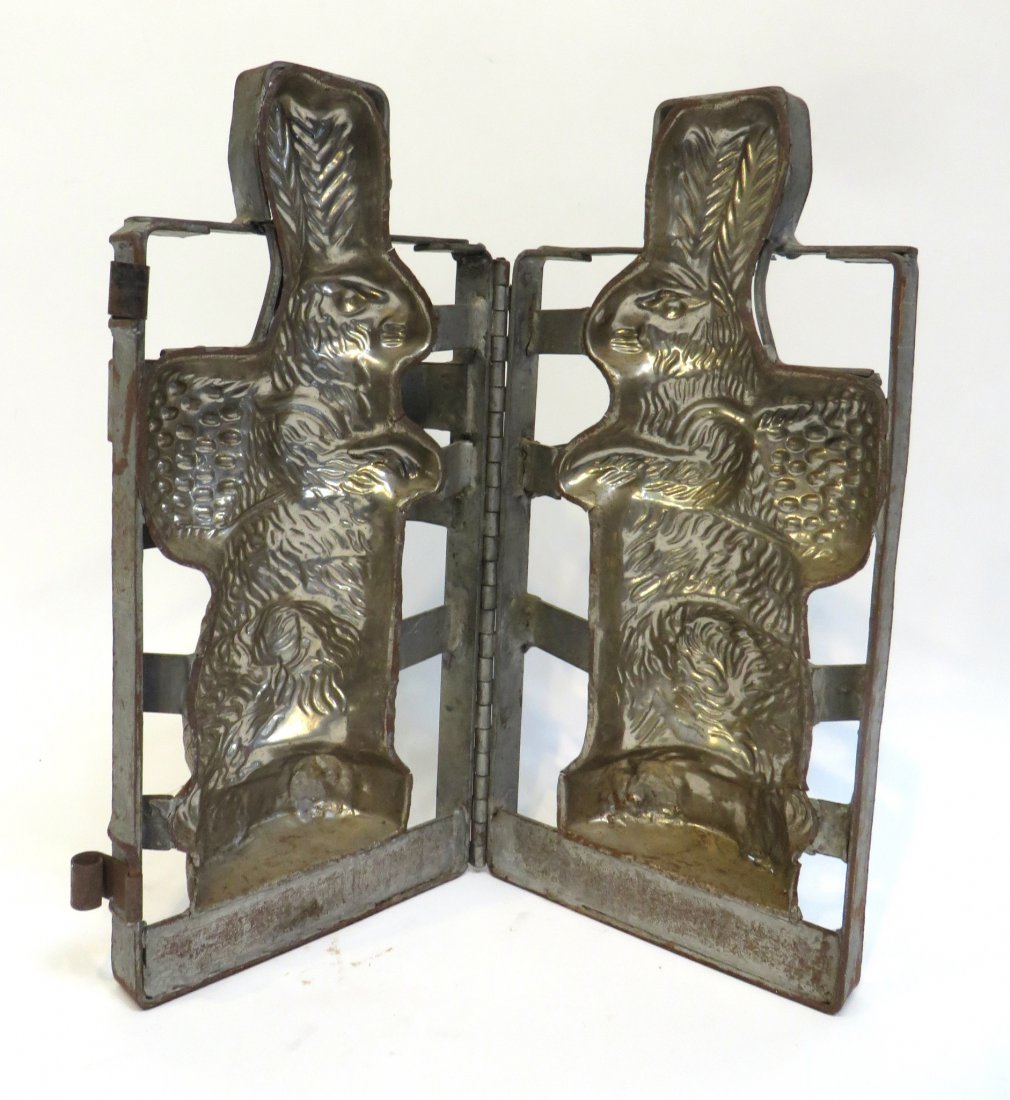 Easter Bunny Chocolate Mold: Measuring 15 1/2" x 7 1/2" Shipping: We are able to pack and ship this item to an address in the United States for $50.00 via USPS Priority Mail or via FedEx Ground/Home Delivery. Tracking information