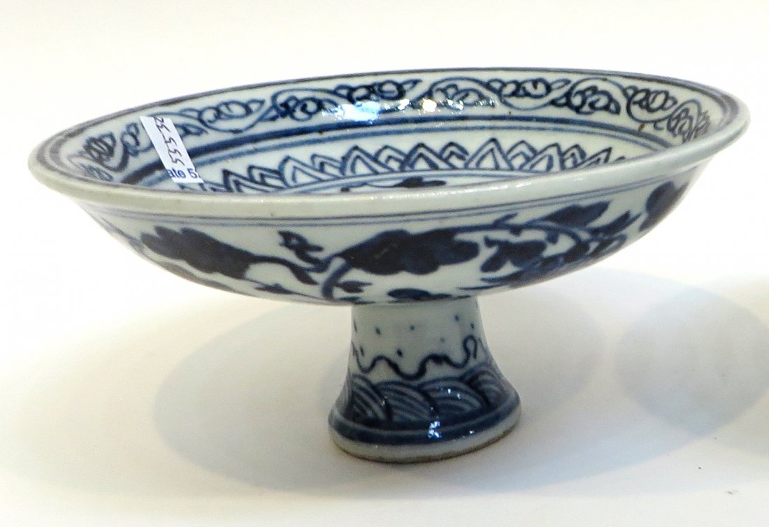 High Heel Tray With Phoenix: 2 1/2" X 5 1/4" in blue and white Shipping: We are able to pack and ship this item to an address in the United States for $30.00 via USPS Priority Mail. Tracking information will be sent to your email